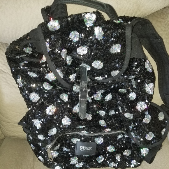 VICTORIA SECRET Pink Black/Silver Cheetah Sparkle! - Picture 2 of 8